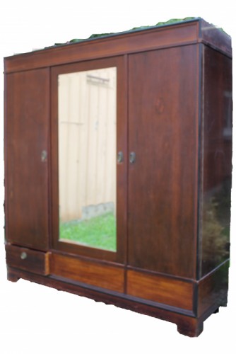 Art-Deco Kleiderschrank Wäscheschrank Garderobenschrank Schrank