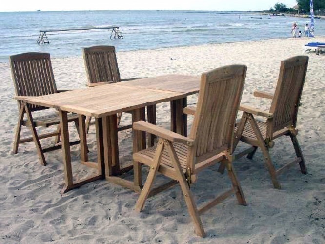 Teakholz Klappstuhl Gartenstuhl | Antikhof-Wernershagen