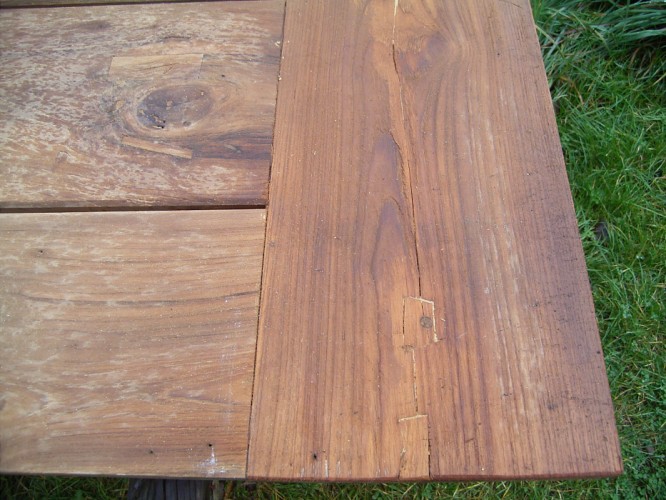 Teak Gartentisch Vintage Stile | Antikhof-Wernershagen